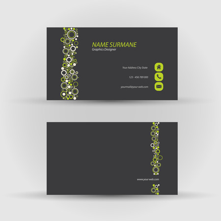 Business cardのイラスト素材