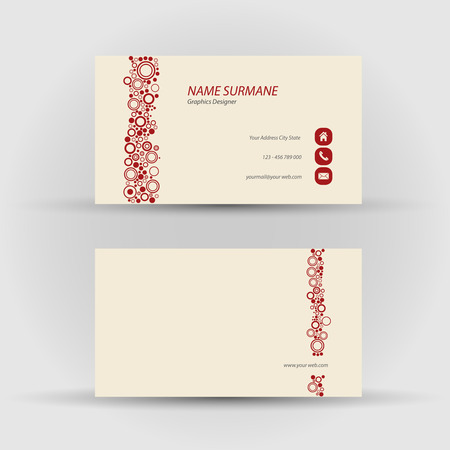 Business cardのイラスト素材