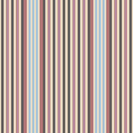 Vertical stripes seamless vector pattern. Retro style print texture.のイラスト素材
