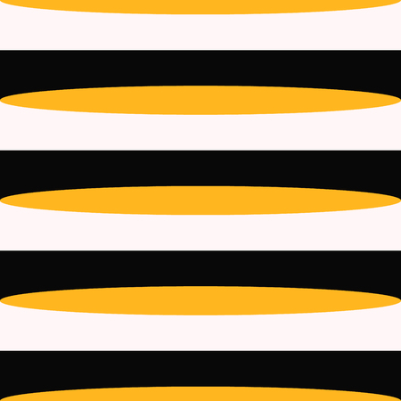 Retro Gray Colored Seamless Pattern with Horizontal Stripesのイラスト素材