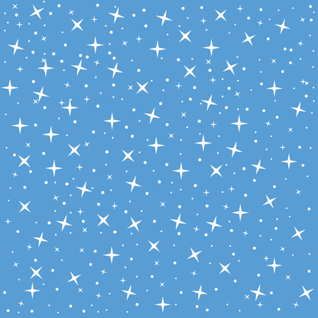 Seamless pattern with falling snow. Cartoon style.の写真素材