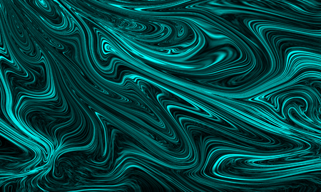 Neon cyan abstract background with liquify flowの写真素材