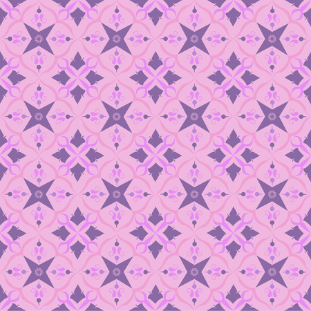 Pink royal pattern. The Seamless vector backgroundのイラスト素材