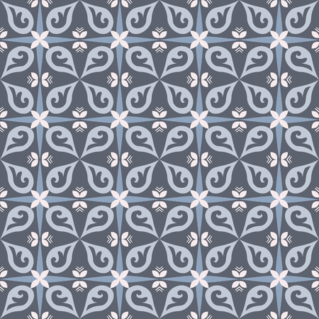 Gray royal pattern. The Seamless vector backgroundのイラスト素材