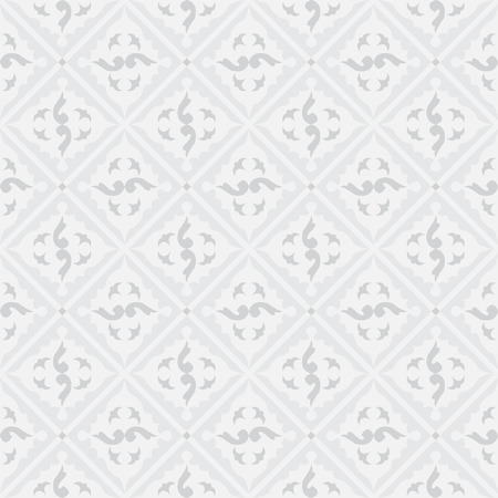Pattern with royal symbols upside down. Seamless vector background. Floral ornament. Abstract Tiles. Geometric texture. Repeating background.のイラスト素材