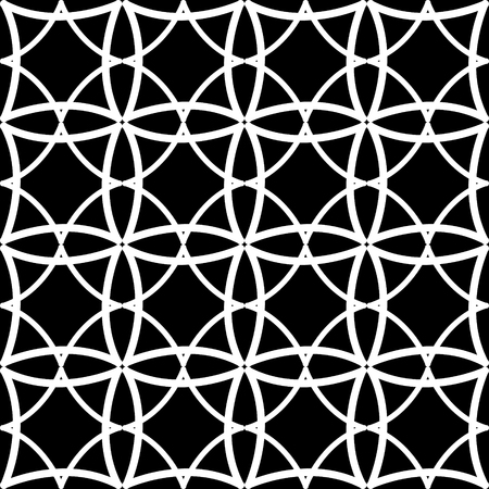 Abstract Circular Tiles Seamless Vector Pattern. Geometric texture. Repeating background.の写真素材