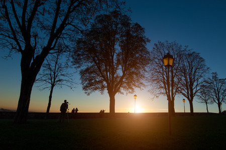 sunsetの写真素材