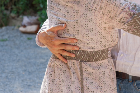 detail of a  dancing coupleの写真素材