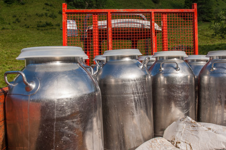 preparation for the milkingの写真素材