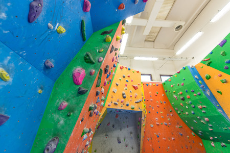 Indoor climbing trainingのeditorial素材