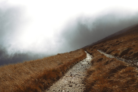 Path of a journey of a religious pilgrimage.の写真素材
