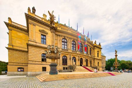 Prague, Czech Republic - 5 September 2019: Rudolfinum Theater in Pragueのeditorial素材