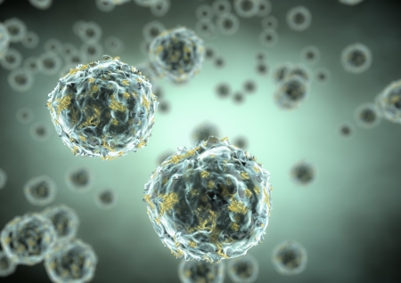 3d rendering of a virus