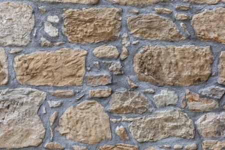 Old brick  stone wallの写真素材