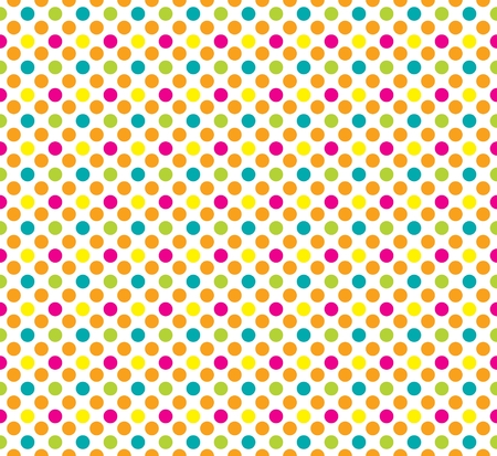 Polka Dots seamless pattern vector backgroundのイラスト素材