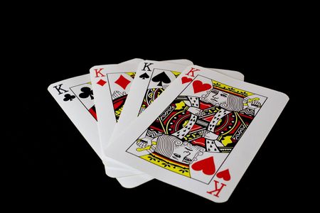 FOUR KINGS PLAYING CARDSのeditorial素材