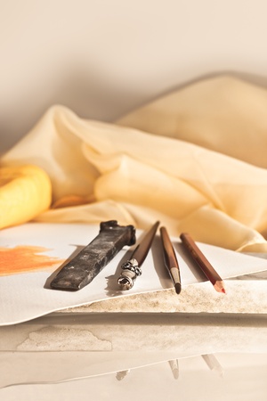 The picture is an allegory of artsの写真素材