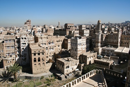 Views of Sanaa, Yemen. のeditorial素材
