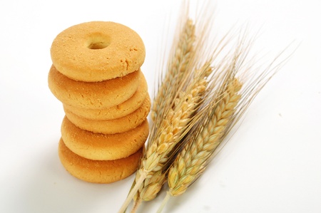 biscuits and ears photographed in gallarateの写真素材