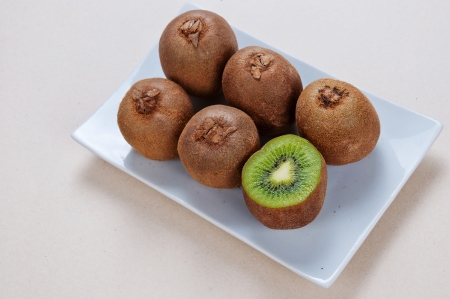 the tasty and vitaminic kiwi fruitの写真素材