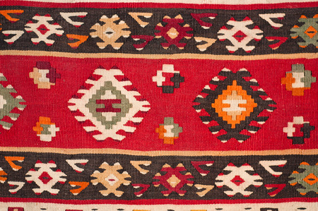 a beautiful and colored turkish kilim