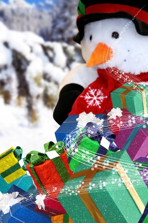 Christmas giftsの写真素材