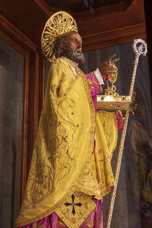 Saint Nicolas church, pilgrimage destination for Roman Catholics and Orthodox Christians from Eastern Europe, statuesのeditorial素材