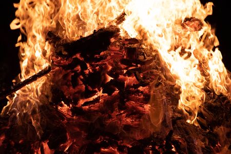 Fire and flames, abstract effect