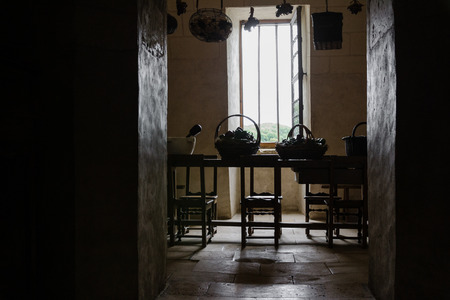Kitchen in the castleのeditorial素材