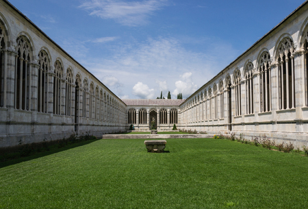 Monumental cemetery in the square of Miracles - Pisa - Italyのeditorial素材