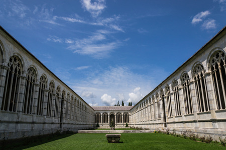 Monumental cemetery in the square of Miracles - Pisa - Italyのeditorial素材