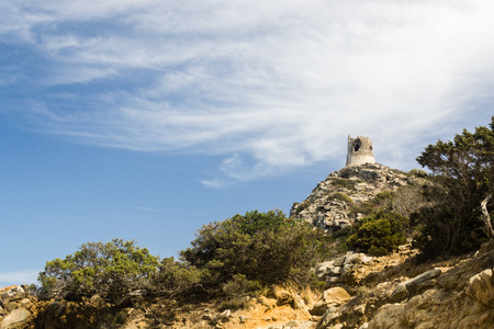 Beach of Porto Giunco in Villasomius - Sardinia - Italyの写真素材