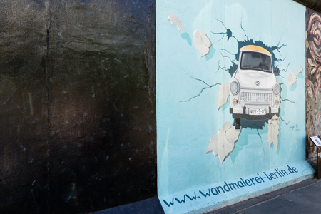 East Side Gallery - Berlin - Germanyのeditorial素材