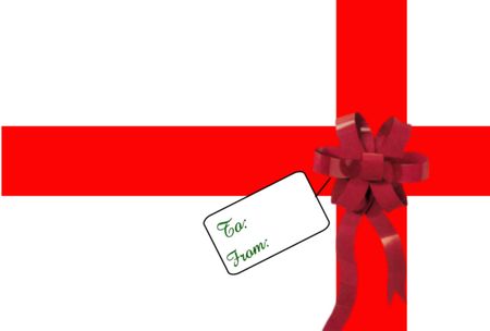 computer drawn Christmas present done in layers in pspの写真素材