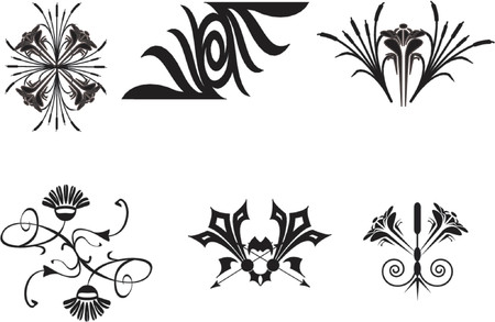 vector illustration  ornamentsのイラスト素材
