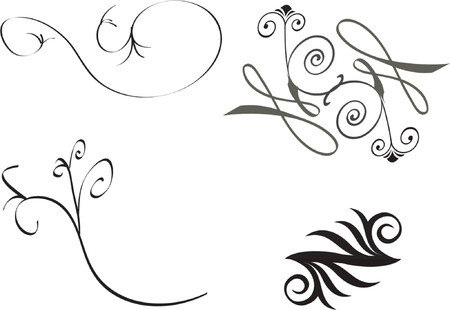 vector illustration  ornamentsのイラスト素材