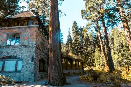 In the middle of one of the most beautiful lake beaches in all of California, Emerald Bay, is an old...