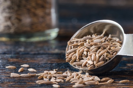 A teaspoon of cumin seeds
