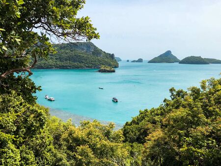 Overlooking the Gulf of Thailandの写真素材