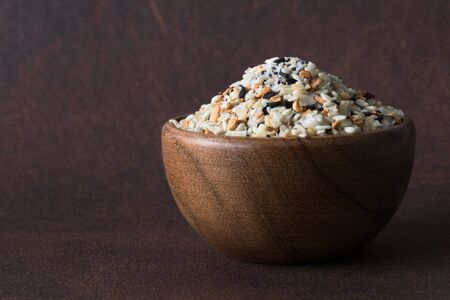 Everything Bagel Seasoning in Bowlの写真素材