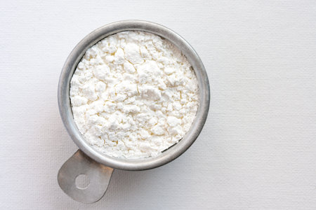 Corn Starch in a Measuring Cup