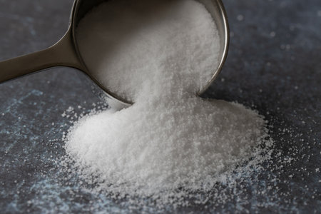 Laxative Powder Spilled from a Scoopの写真素材