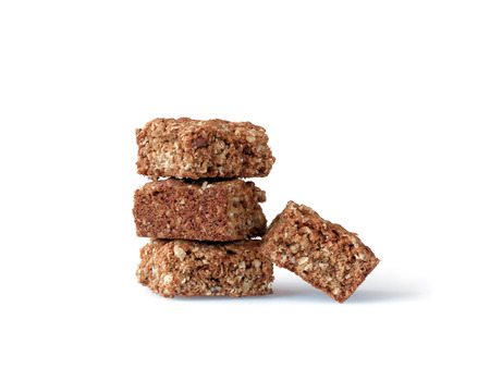 Homemade oatmeal cookies with coconut, bran and honey  Pure energy bar の写真素材