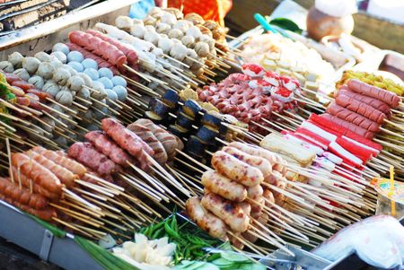 Variety of steamboat ingredients の写真素材