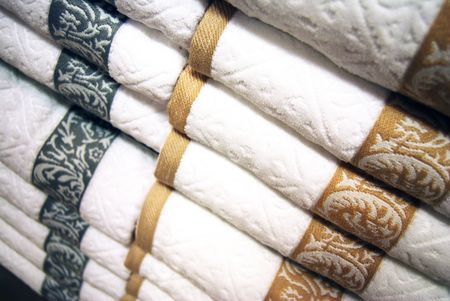 Pile of Towelsの写真素材