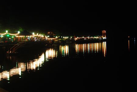 Kuching - Waterfrontの写真素材