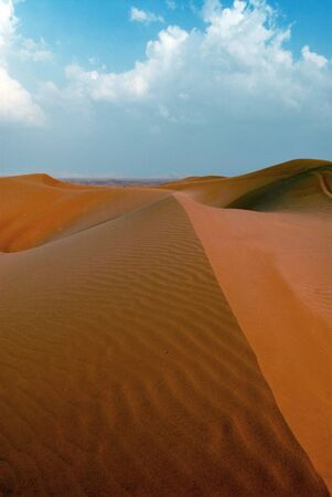 sandy desert of Dubai