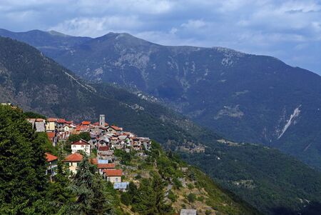 picturesque village of Venanson in the Vésubie valley in the Alpes Maritimes
