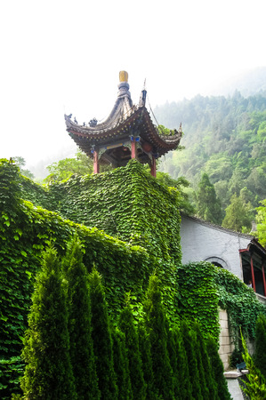 Traditional Chinese Pagodas in scenic locationの写真素材