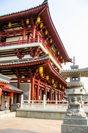 Traditional Chinese Pagodas in scenic locationのeditorial素材